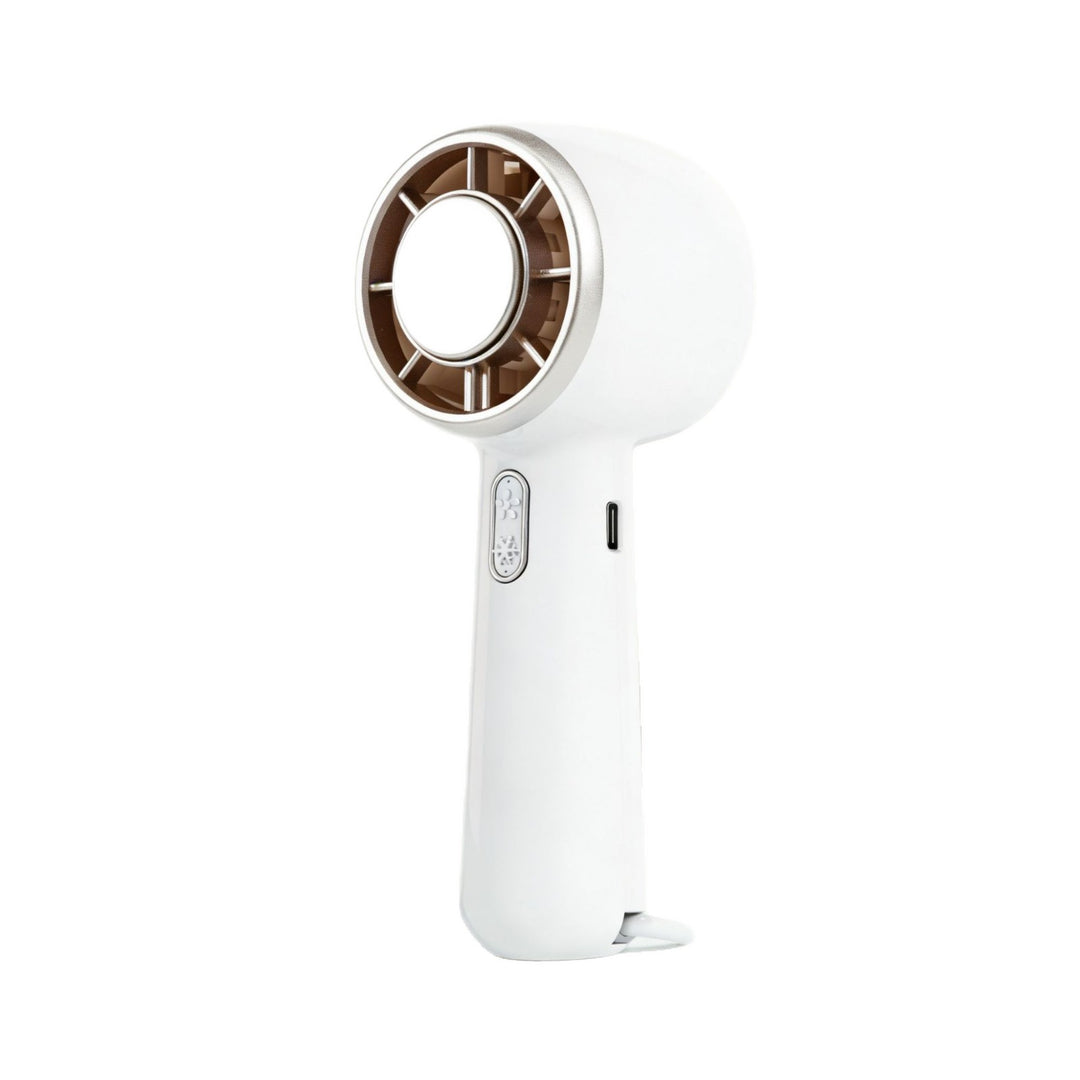 Women Portable Hand Fan with Ergonomic Design and USB Charging Function Bowlift