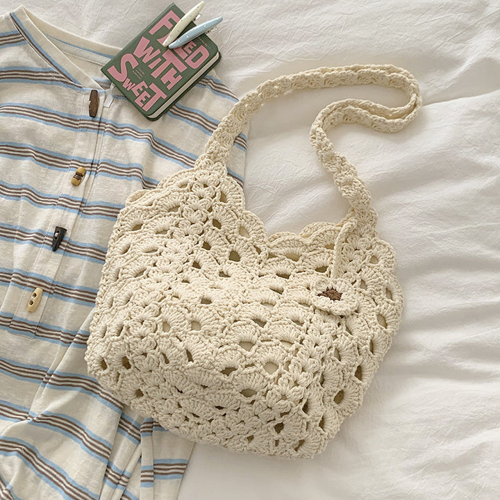 Handmade Macrame Shoulder Bag Bowlift