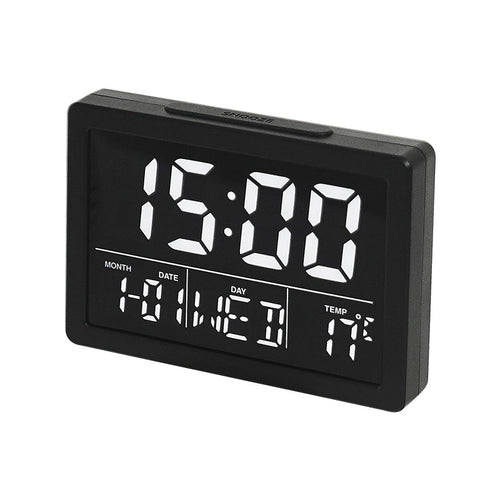Digital Multifunctional Alarm Clock with Temperature and Date Display Bowlift