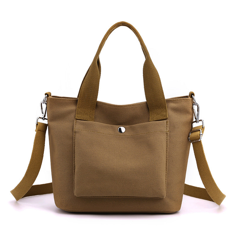 Compact Multi-Functional Canvas Handbag Bowlift