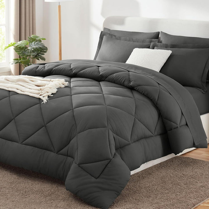 Luxurious Quilted Comforter Set Bowlift