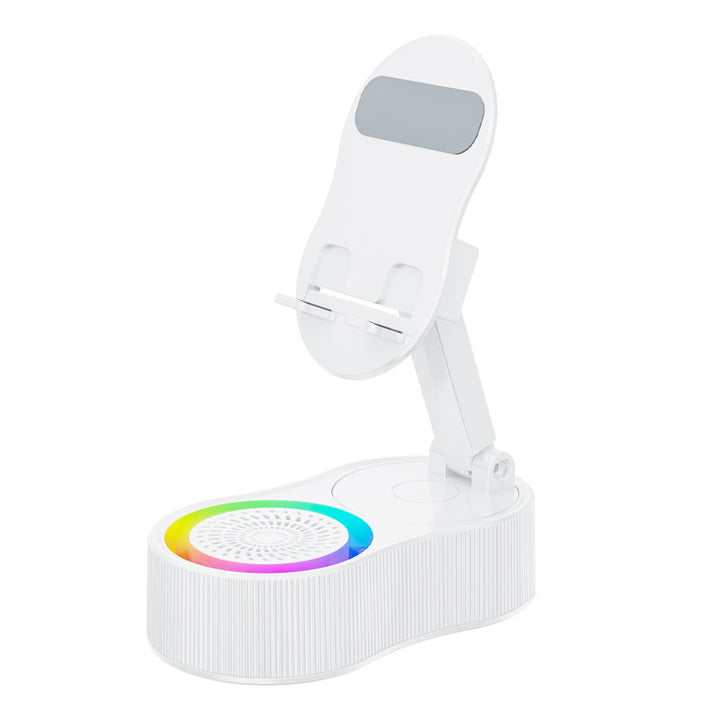 Unisex multitasking smartphone mount with integrated Bluetooth speaker Bowlift