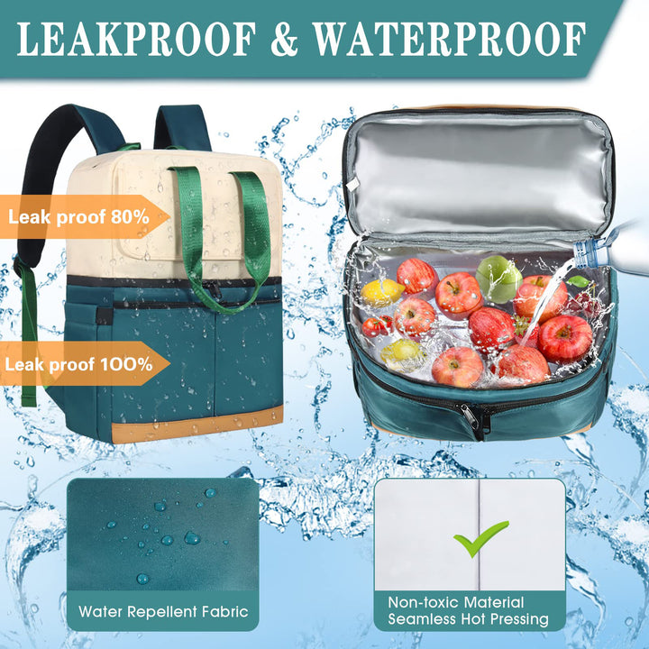 Unisex Insulated Leisure Transport Bag with External Pockets Bowlift
