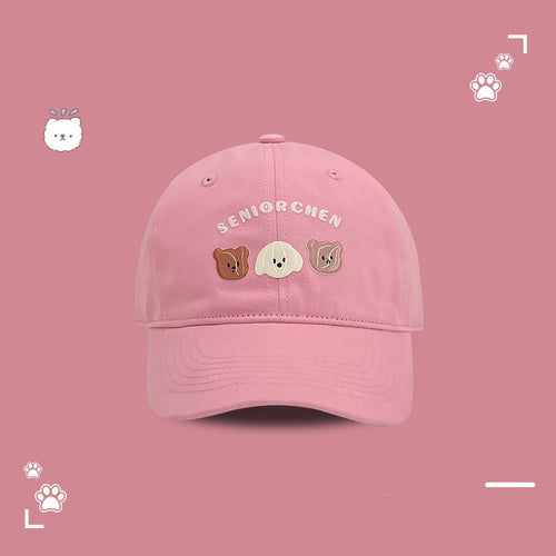 Fun Embroidered Animal Cap