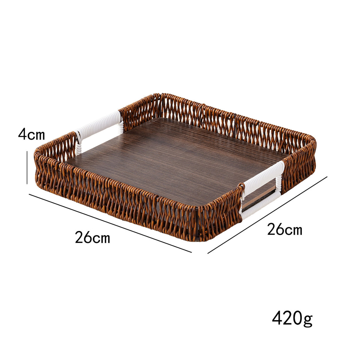 Stylish Handwoven Serving Tray Bowlift