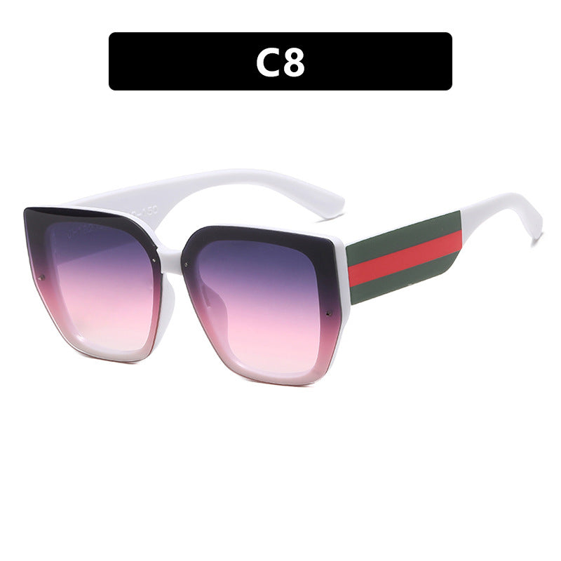 Women's oversized sunglasses with a fashionable frame and UV protection Bowlift