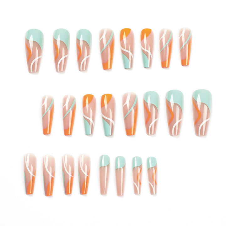Artful Nail Art with Vibrant Color Gradients Bowlift