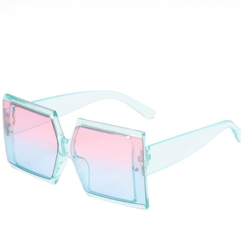 Ladies oversized sunglasses with trendy leopard print Bowlift