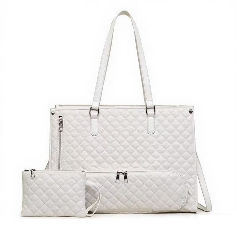 Insulated Quilted Lunch Tote Bag Bowlift