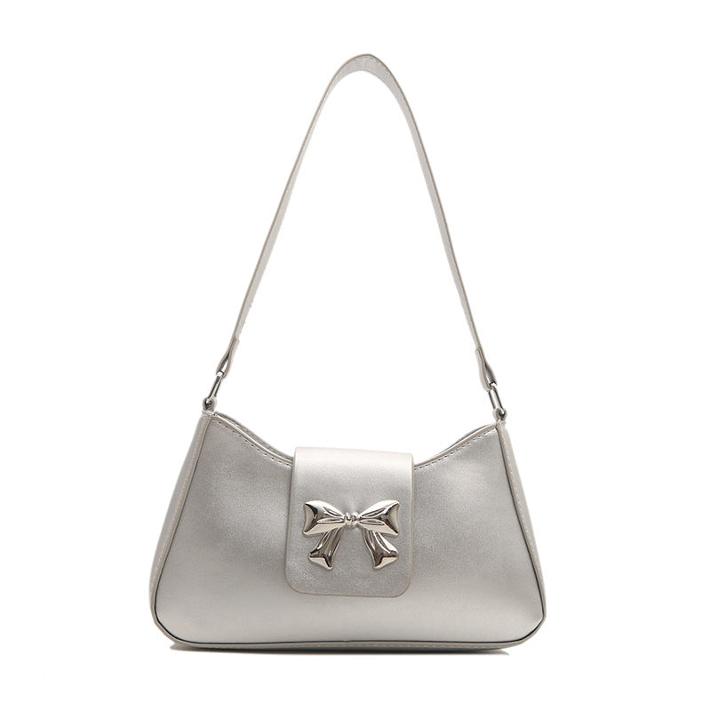 Stylish Bow Accent Handbag Bowlift