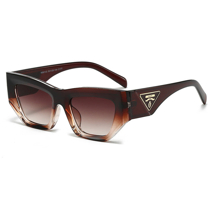 Ladies Designer Sunglasses with modern, geometric frame Bowlift