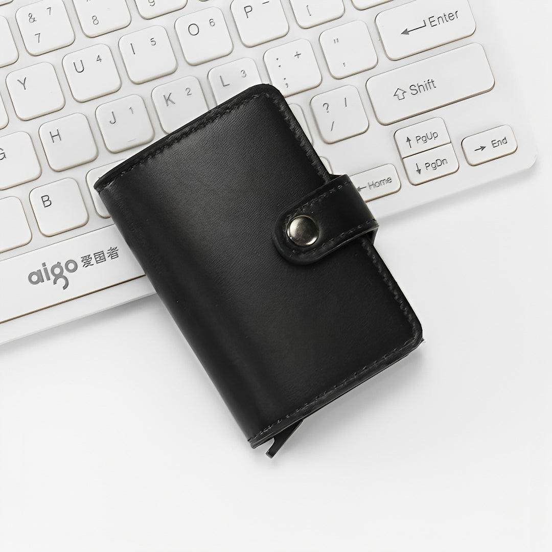 Premium Leather Credit Card Organizer