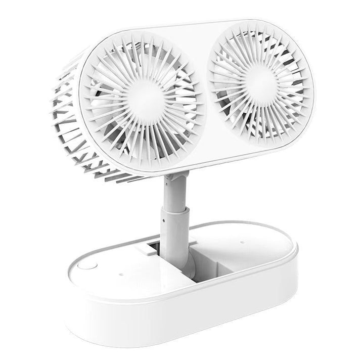 Dual-Blade Portable Desk Fan Bowlift