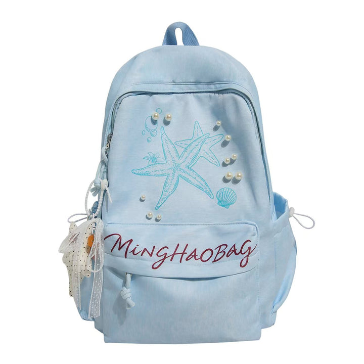 Nautical-Themed Embellished Backpack Bowlift
