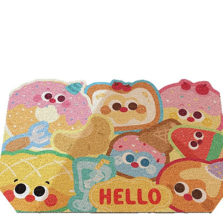 Whimsical Food-Themed Indoor Mat Bowlift