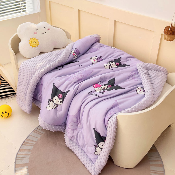 Girls cuddly blanket with versatile animal motif Bowlift