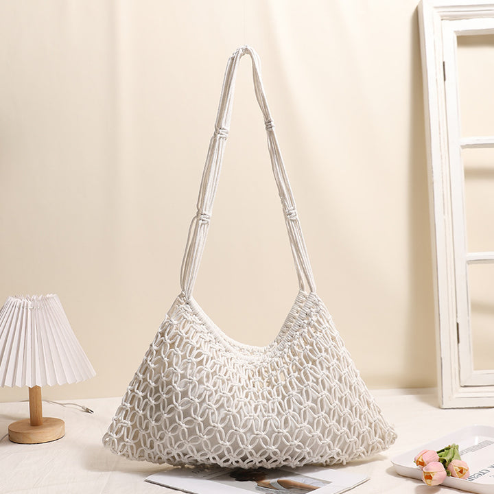 Hand-knotted Macrame Bag Bowlift