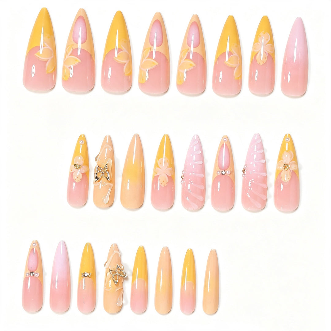 Artistic Butterfly Nail Art Set Bowlift