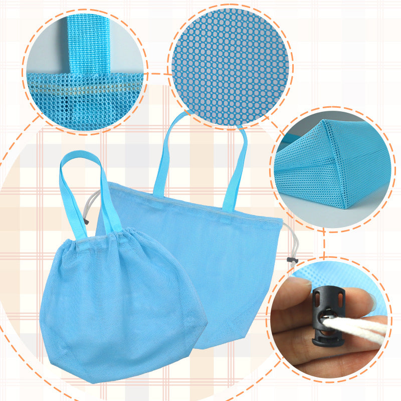 Breathable shopping bag with drawstring Bowlift