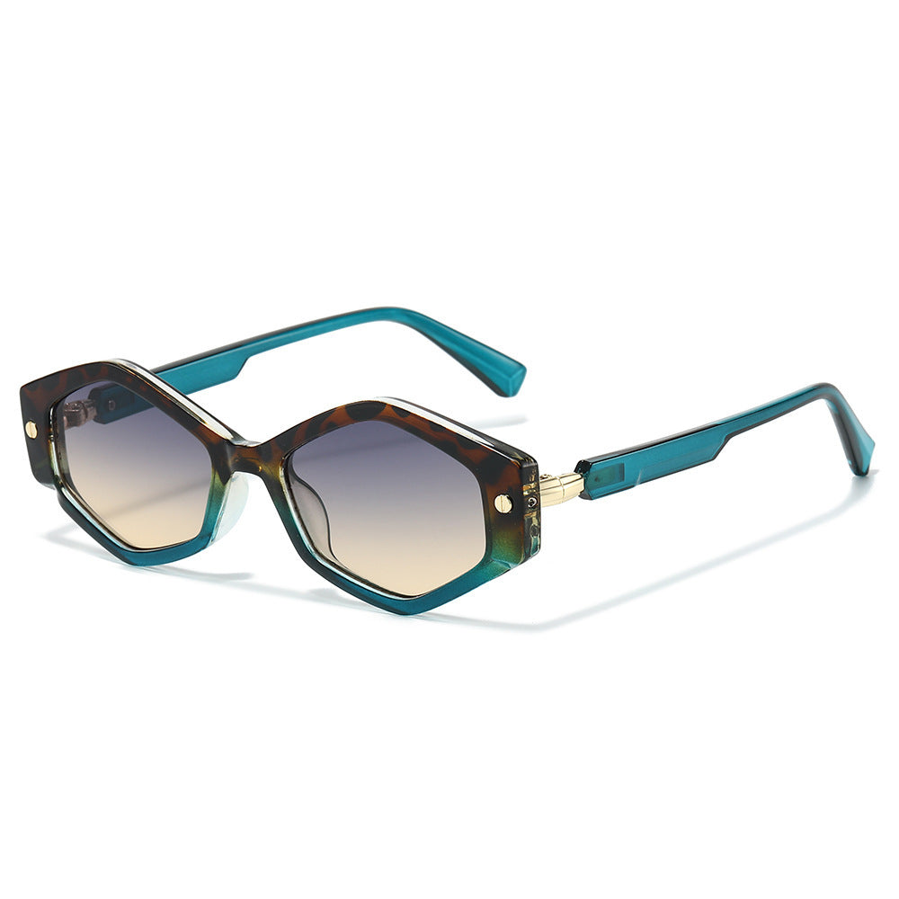 Fashionable Hexagonal Sunglasses Bowlift
