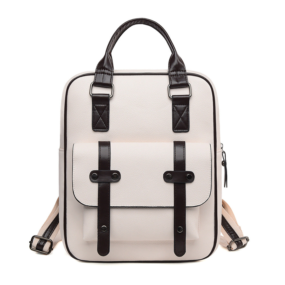 Structured Leather Backpack Bowlift