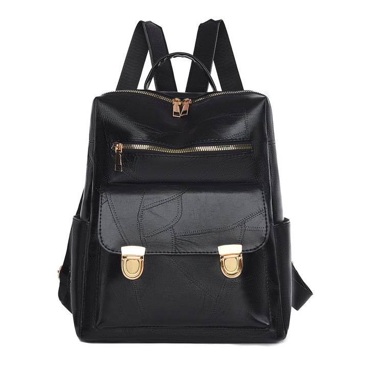 Stylish Leather Backpack Bowlift