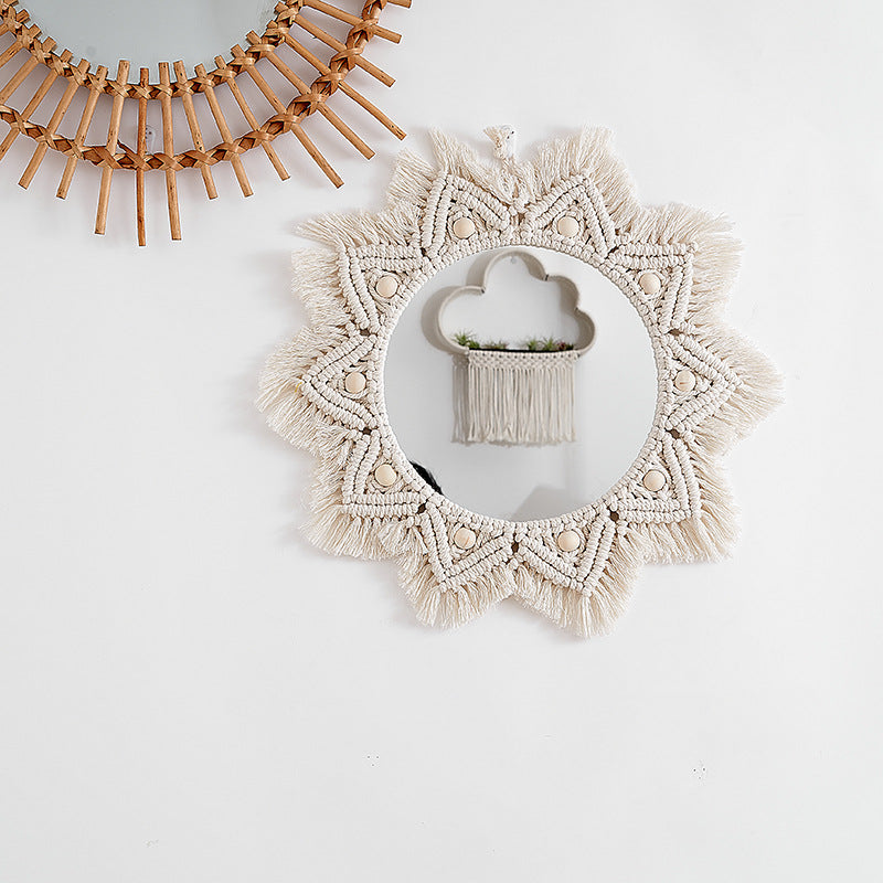 Macrame Wall Mirror Bowlift