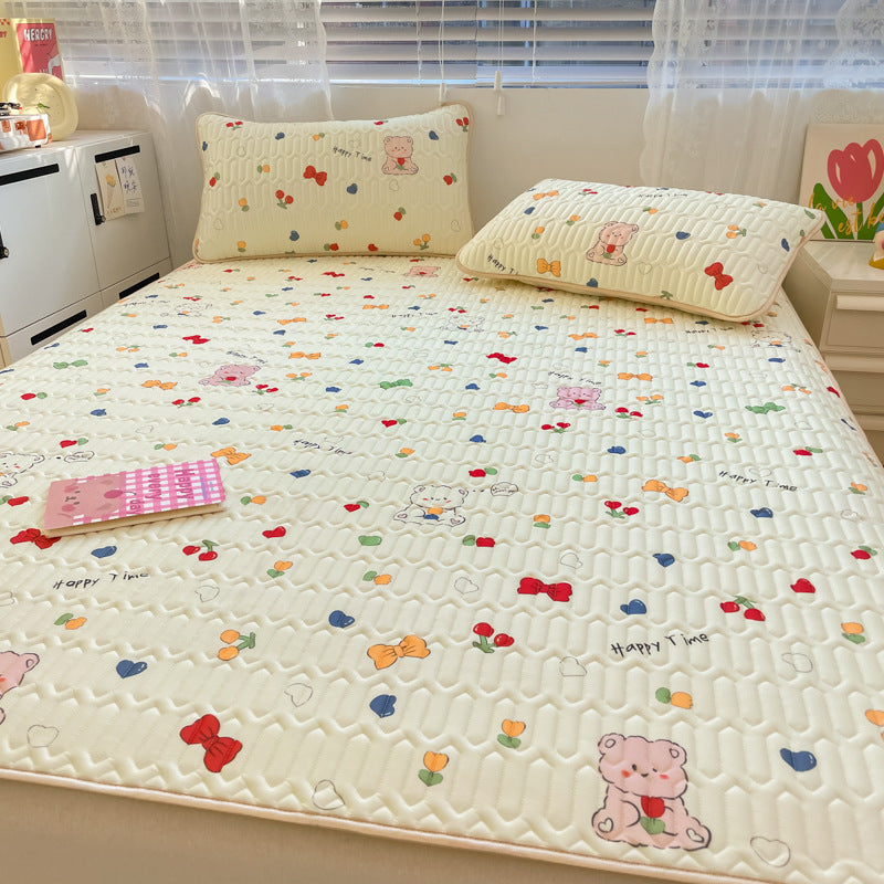 Playful Rainbow Mattress Protector
