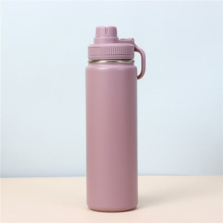 Insulated Stainless Steel Sport Water Bottle with Wide-Mouth Flip Cap Bowlift
