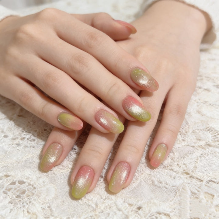 Ombré Glitter Press-On Nail Set Bowlift