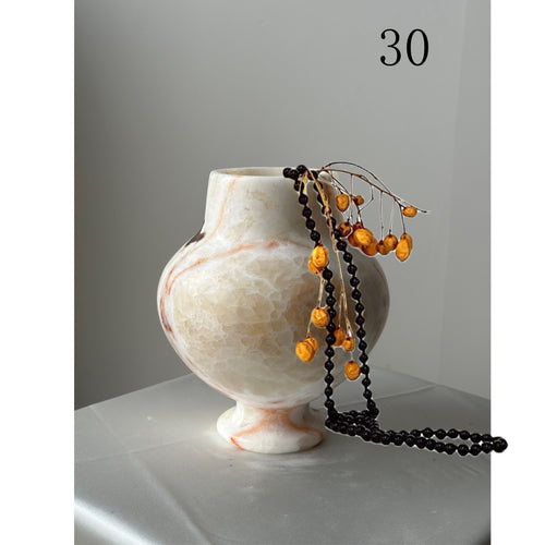 Elegant Decorative Marble-Inspired Vase