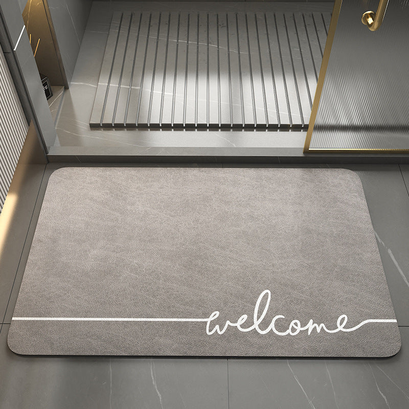 Soft Microfiber Bathroom Mat Bowlift