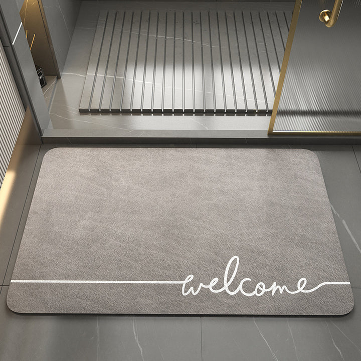 Soft Microfiber Bathroom Mat Bowlift