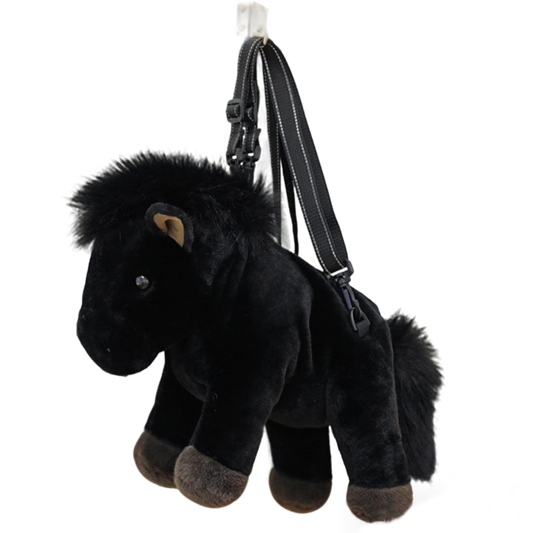 Plush Horse-Themed Backpack Bowlift