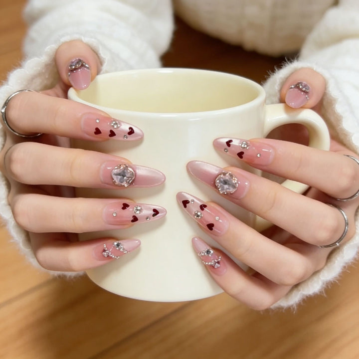 Decorative Press-On Nail Design Set Bowlift