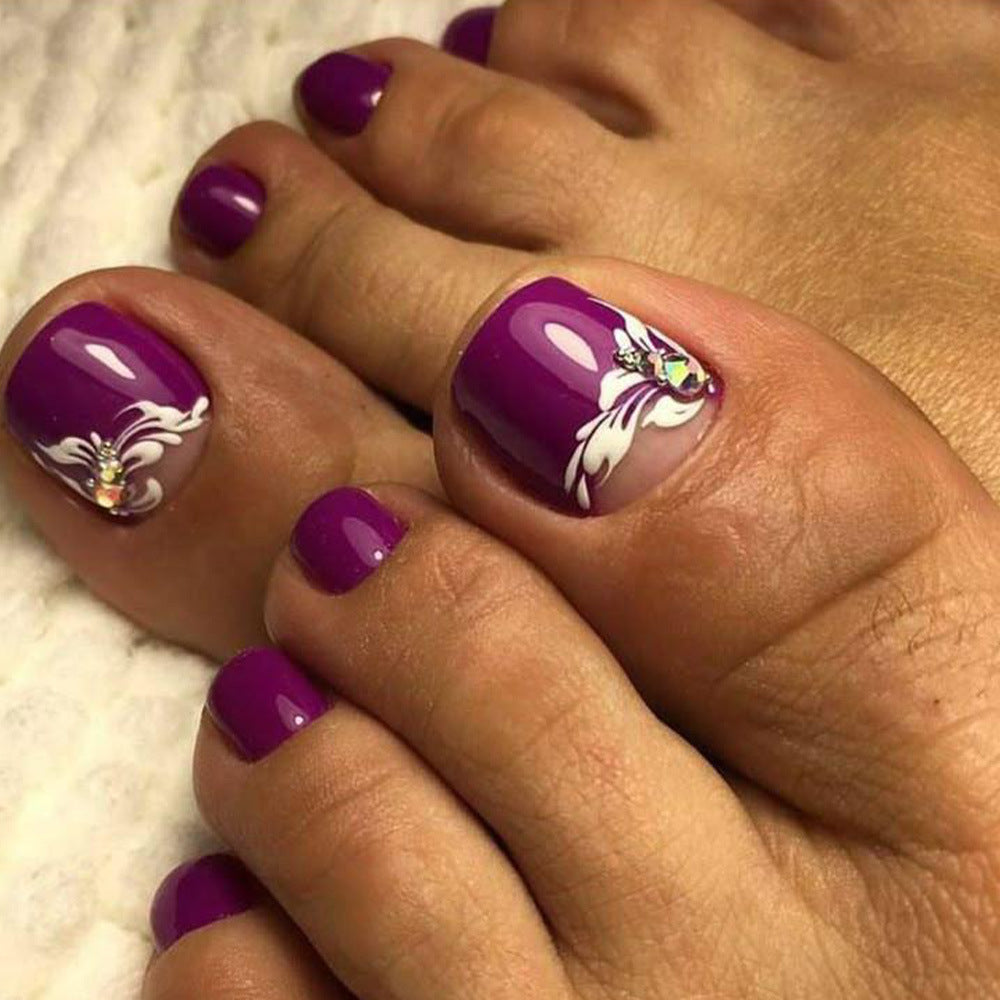 Elegant toenail art Bowlift