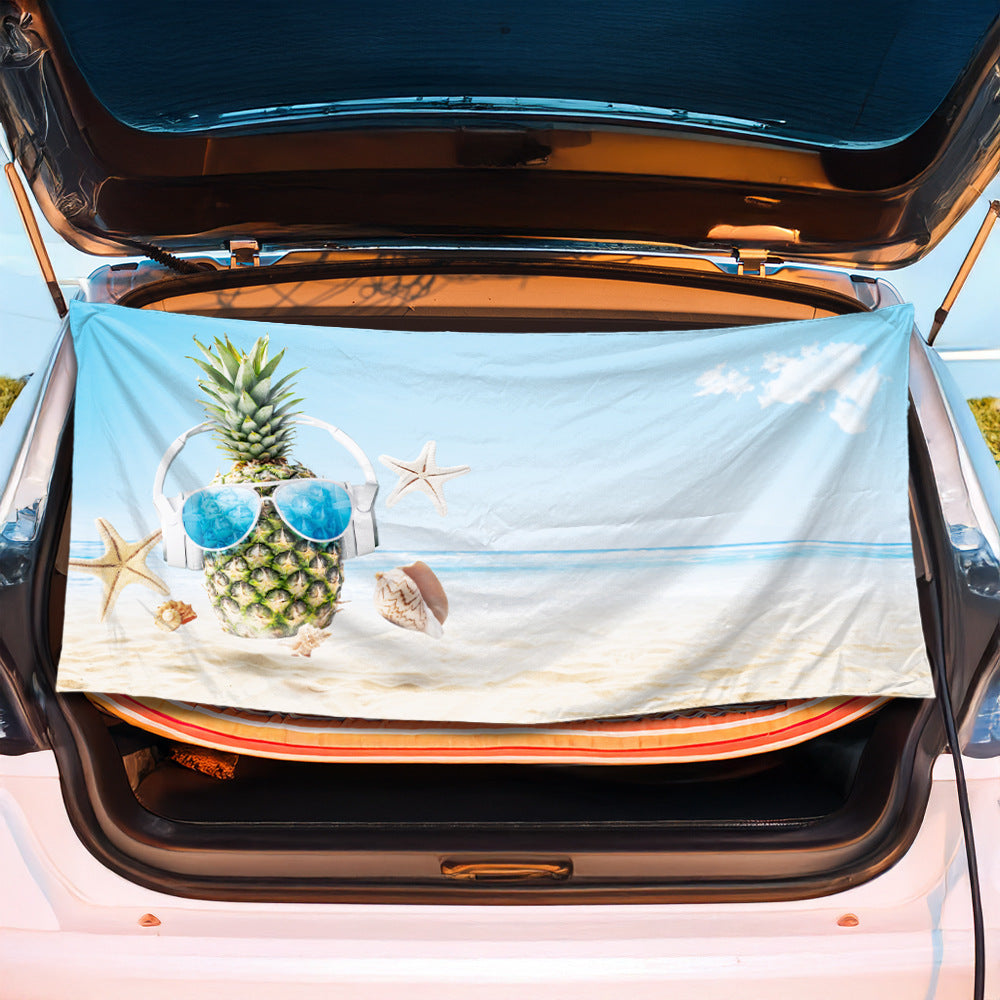Luggage protection cover with maritime shell design Bowlift