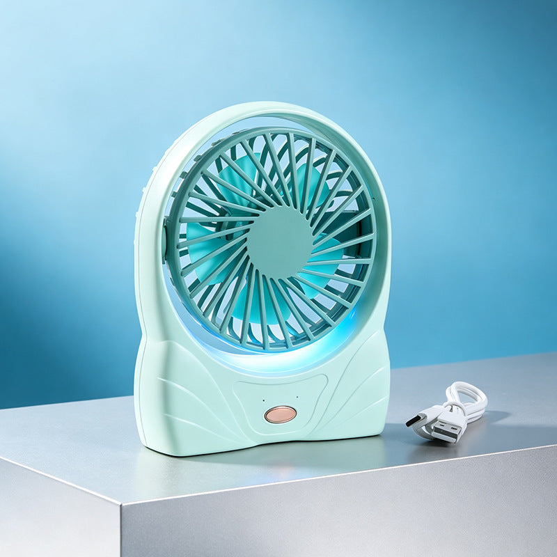 Women's portable table fan with LED display Bowlift
