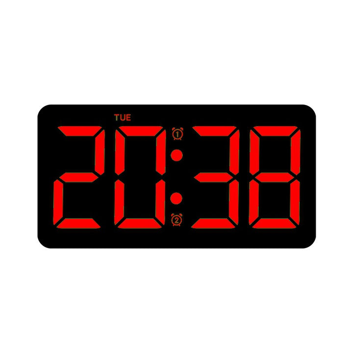 Digital LED Alarm Clock with Large Display Bowlift