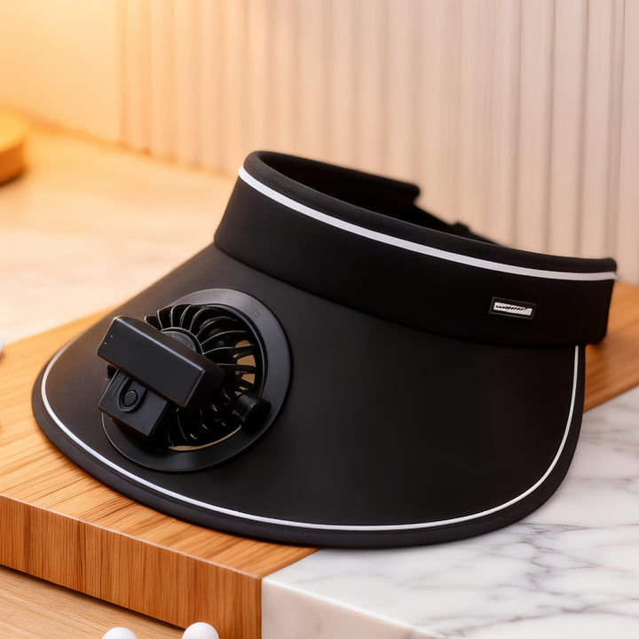Ladies wearable cooling collar with fan Bowlift