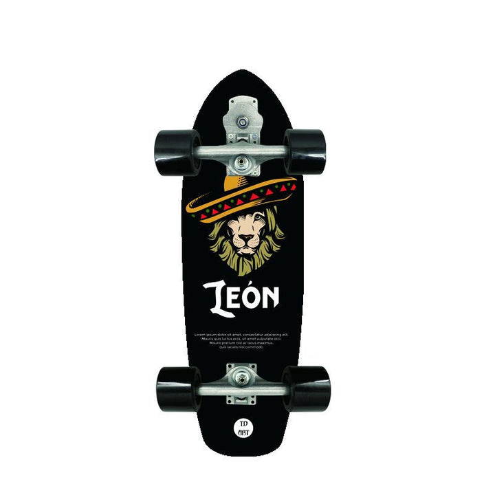 Retro-Inspired Mini Cruiser Skateboard Bowlift