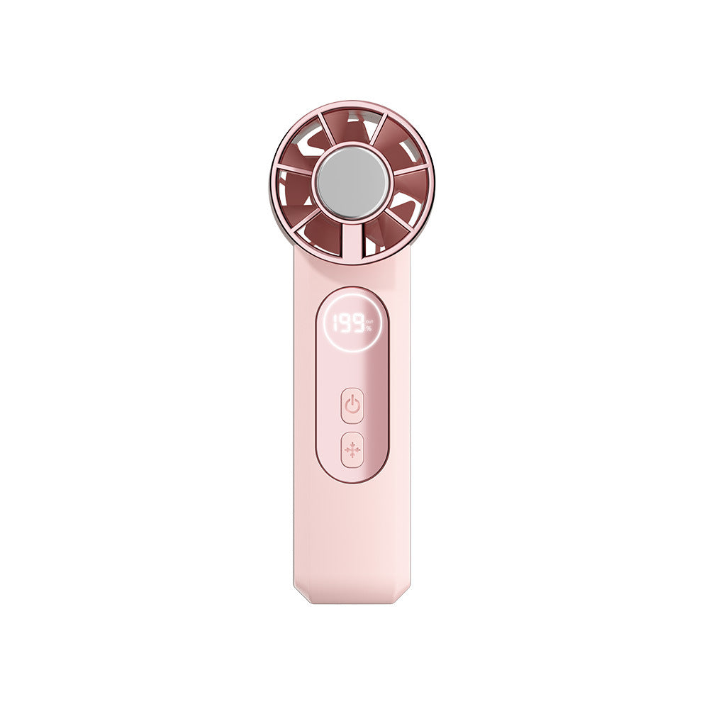 Women's portable mini fan with LED display Bowlift