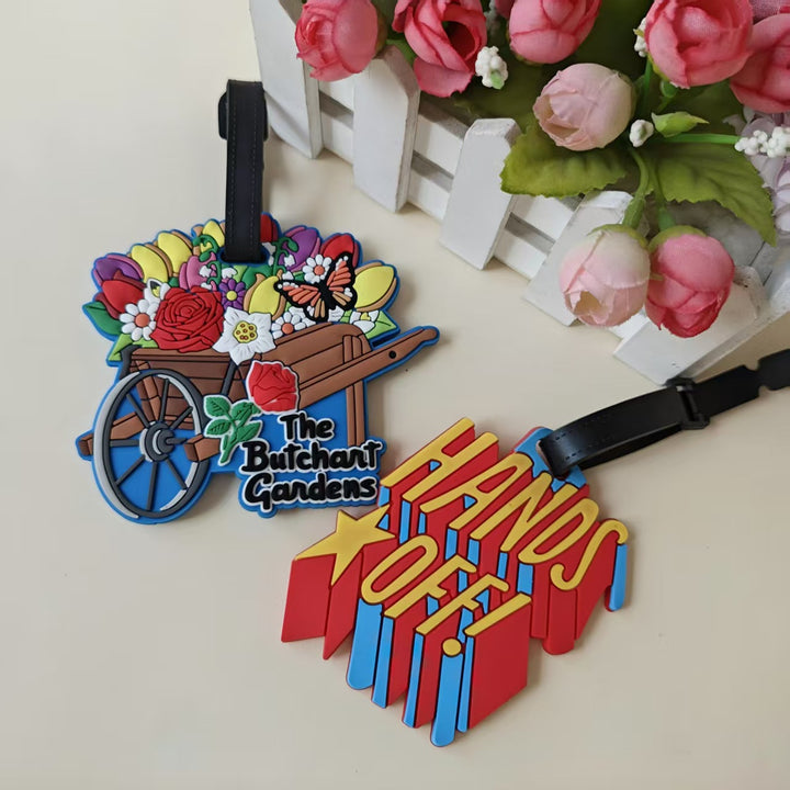 Unisex Luggage Tag with Eye-Catching Safety Message Bowlift