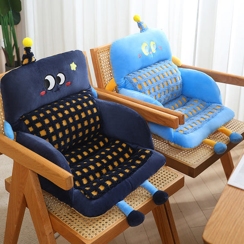 Cuddle pillow with playful face Bowlift