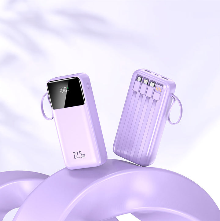 portable fast charge power bank with digital display Bowlift