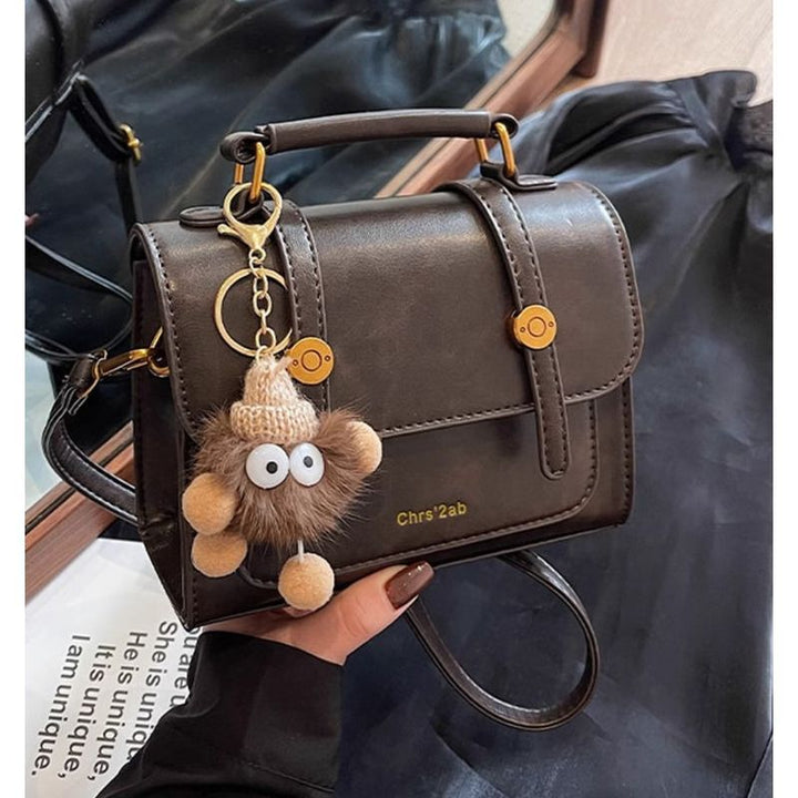 Structured Faux Leather Handbag Bowlift