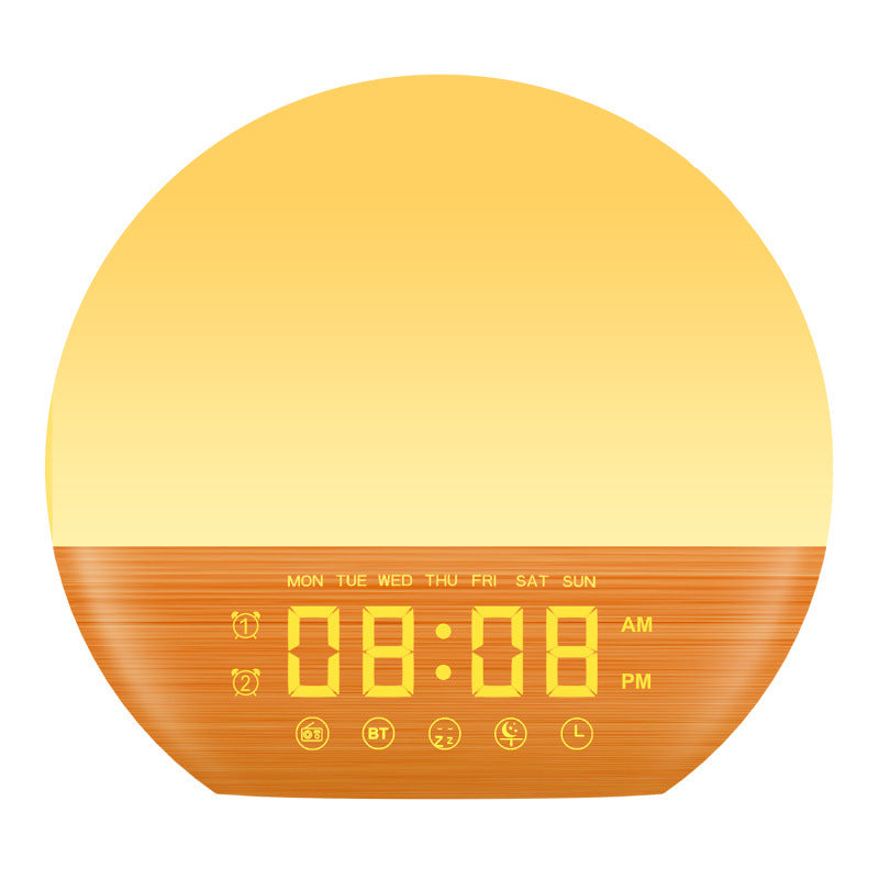 Smart Alarm Clock with Bluetooth Speaker Bowlift