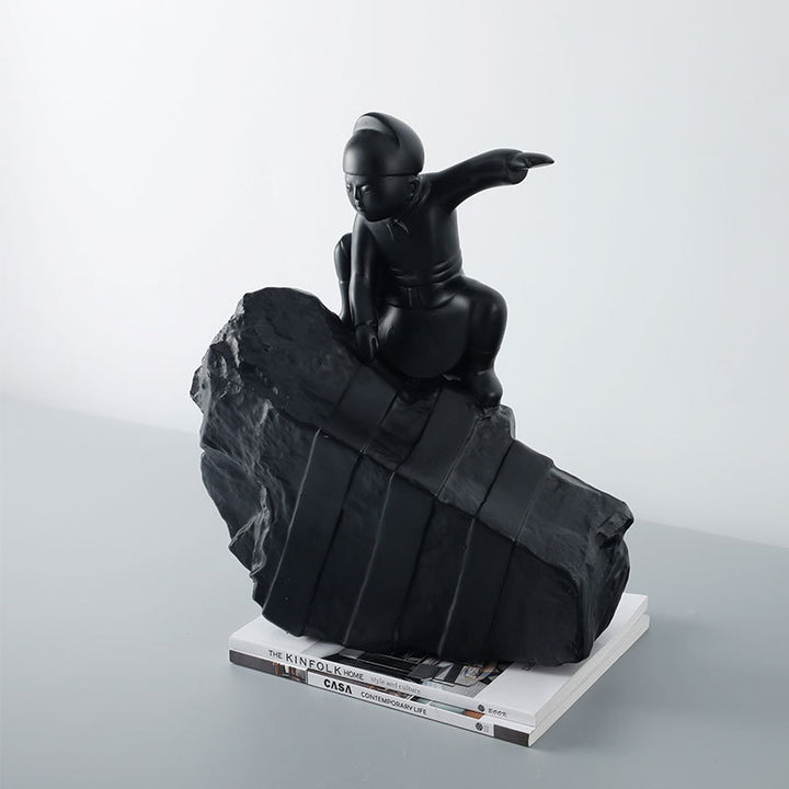 Modern Artistic Child Figurine Sculpture