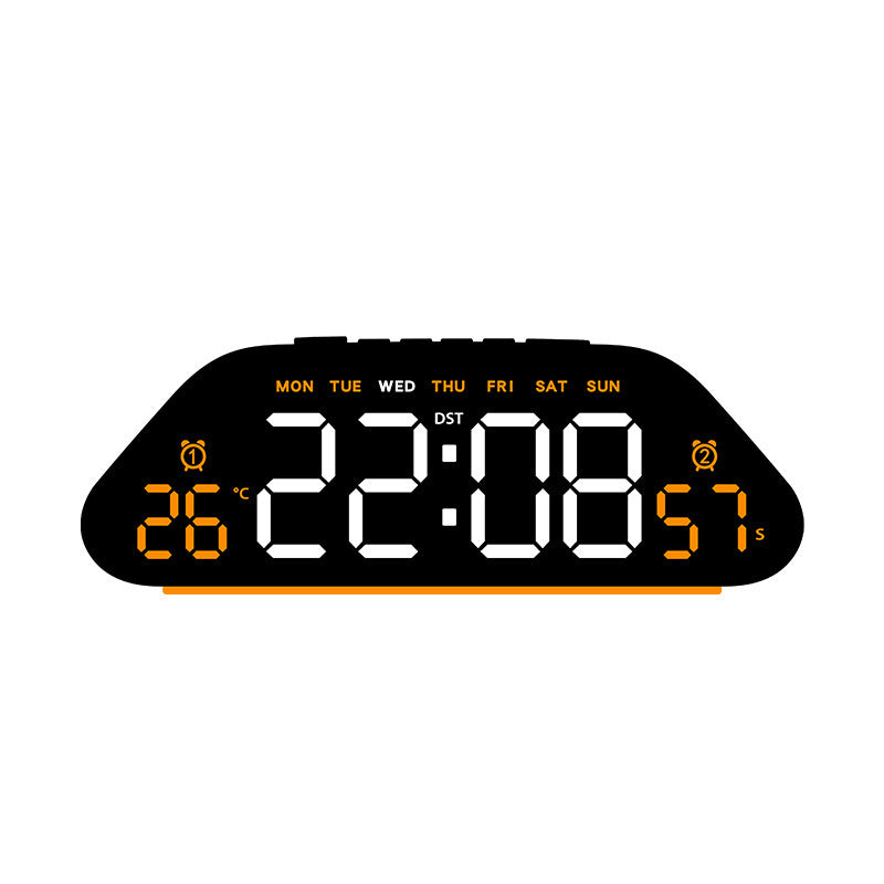Digital Alarm Clock with Versatile Features Bowlift