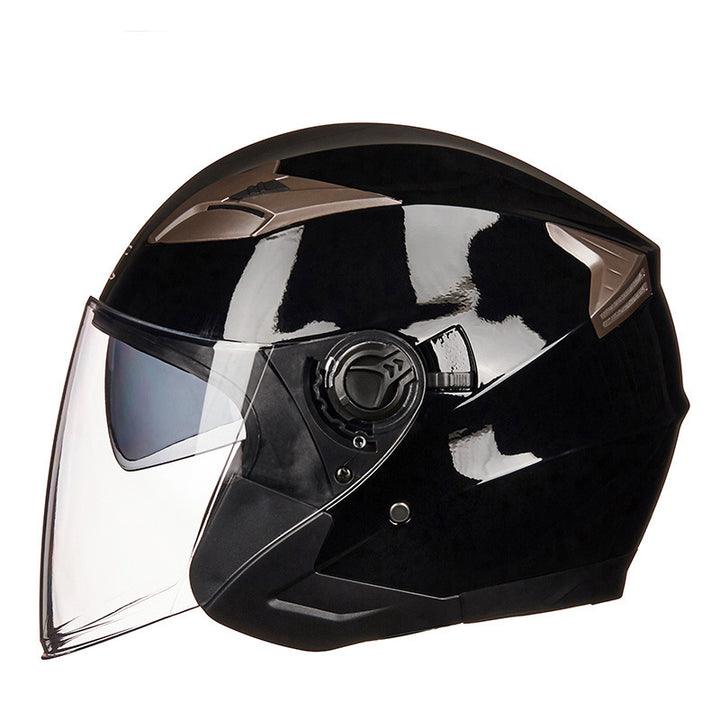 Full-Face Motorcycle Helmet with Integrated Visor Bowlift